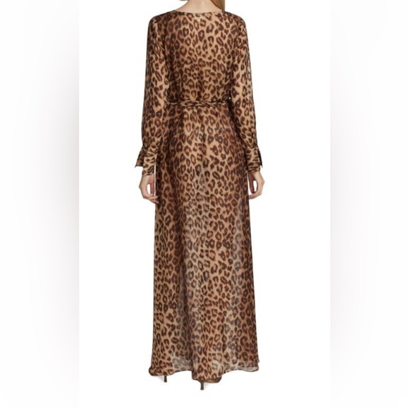 NWT L’AGENCE Callum Belted Leopard Dress - Picture 3 of 4